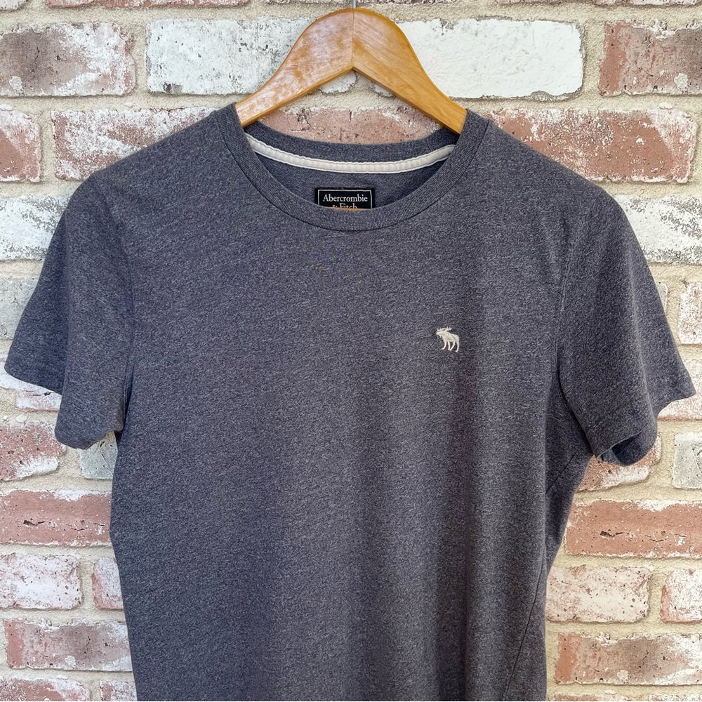 Abercrombie & Fitch Short Sleeve Crew Neck Blue Tee Shirt Size XS | EUC